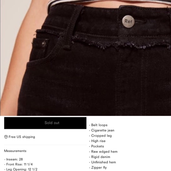 Reformation Julia Cigarette Jeans - Picture 5 of 8